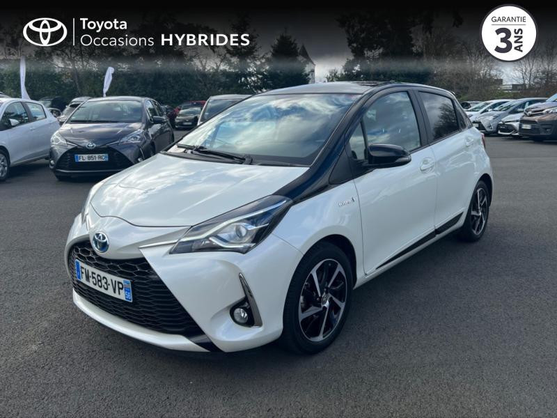Toyota Yaris 100h Collection 5p MY19 Hybride Bi ton blanc Occasion à vendre