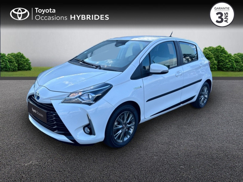 Toyota Yaris 100h Dynamic 5p Hybride Blanc Occasion à vendre