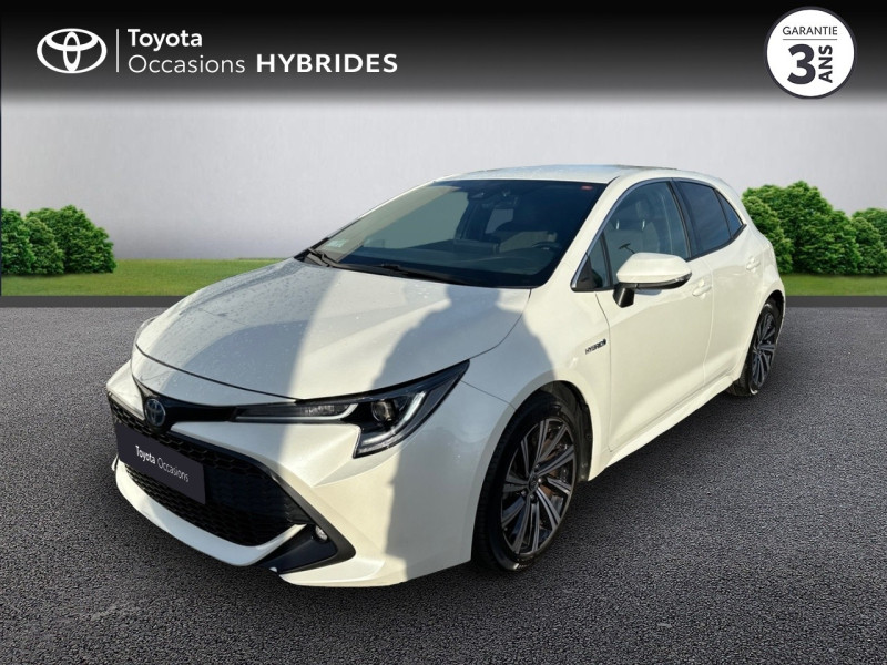 Toyota Corolla 122h Design MY21 Hybride Blanc Nacré Occasion à vendre