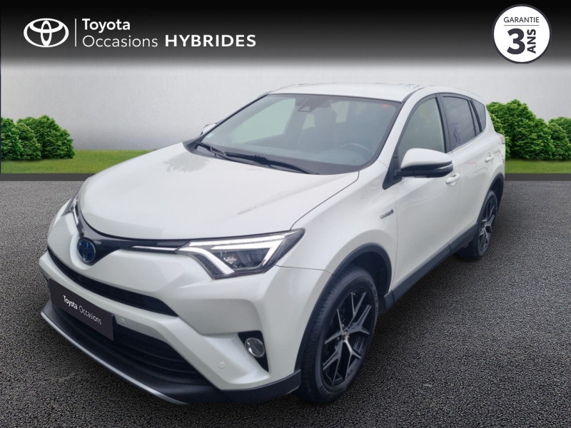 Toyota RAV4 197 Hybride Design 2WD CVT Hybride Blanc Nacré Occasion à vendre