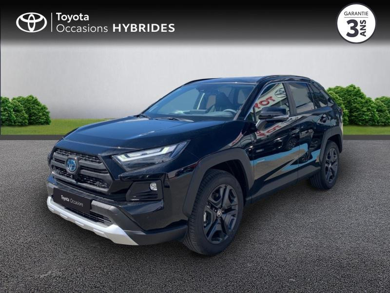 Toyota RAV4 Hybride 222ch Trail AWD-i MY22 Hybride : Essence/Electrique Vert Occasion à vendre