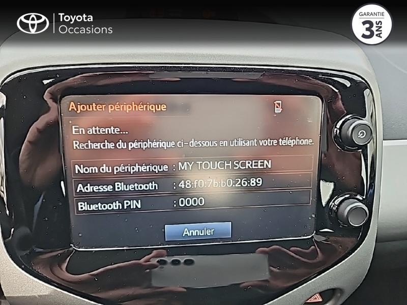 Photo 23 de l'offre de TOYOTA Aygo 1.0 VVT-i 69ch x-play 5p à 10990€ chez Altis - Toyota Pontivy