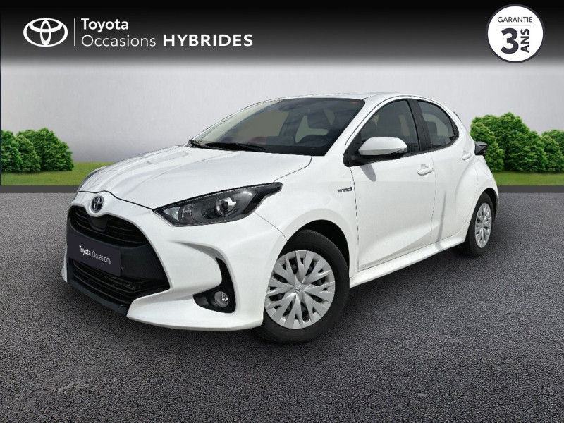 Toyota Yaris 116h France Business 5p Hybride Blanc Pur Occasion à vendre