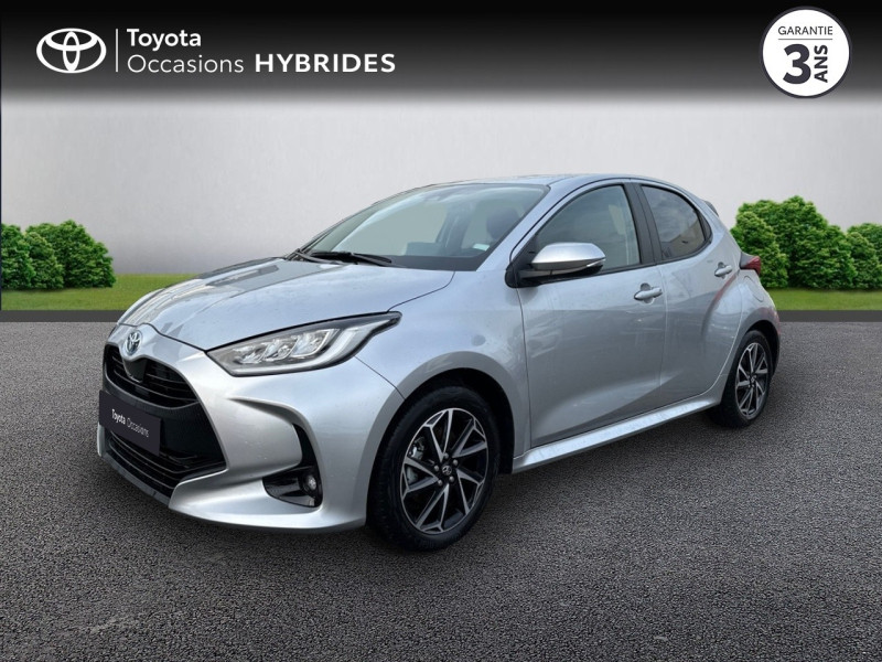 Toyota Yaris 116h Design 5p MY22 Hybride Gris Atlas (M) Occasion à vendre