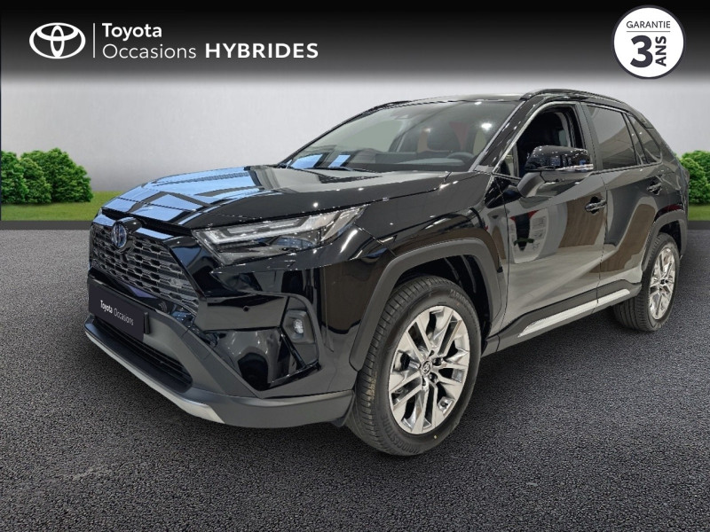 Toyota RAV4 2.5 Hybride 218ch Lounge 2WD MY24 Hybride Noir Attitude métallisé Occasion à vendre
