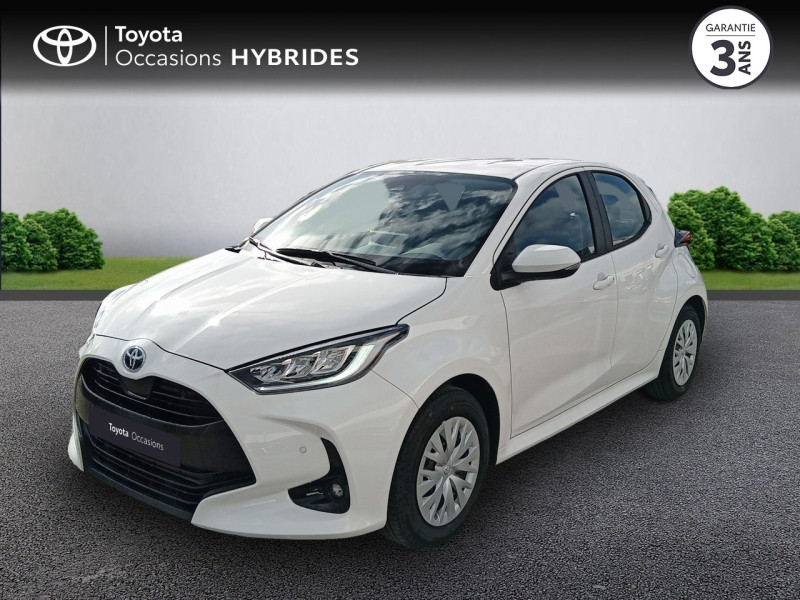 Toyota Yaris 116h Dynamic Business 5p + Programme Beyond Zero Academy MY22 Hybride Blanc Occasion à vendre