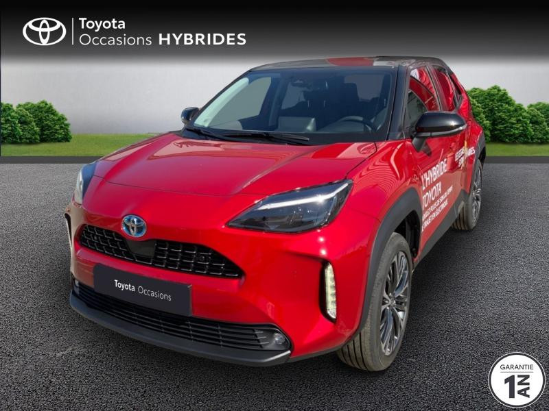 Toyota Yaris Cross 116h Collection MY21 Hybride : Essence/Electrique Rouge Intense/Toit Noir Occasion à vendre