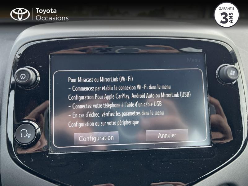 Photo 12 de l'offre de TOYOTA Aygo 1.0 VVT-i 72ch x-play 3P MY19 à 10690€ chez Altis - Toyota Auray