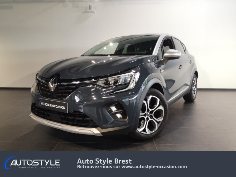 Renault Captur 1.3 TCe 130ch FAP Intens - 20 Essence Bleu Iron/Gris Highland Occasion à vendre