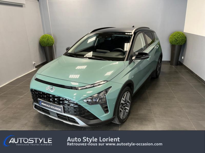 Hyundai Bayon 1.0 T-GDi 100ch Hybrid 48V Executive DCT-7 Essence/Micro-Hybride Mangrove Green Métal/Toit/rétros Black Occasion à vendre