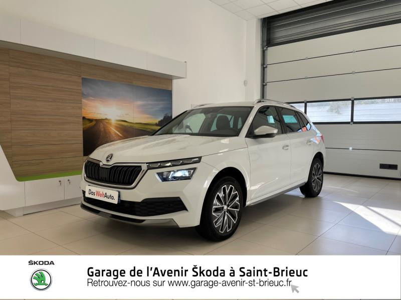 Skoda Kamiq 1.6 TDI 116ch Style DSG7 Diesel Blanc Lune métallisée Occasion à vendre