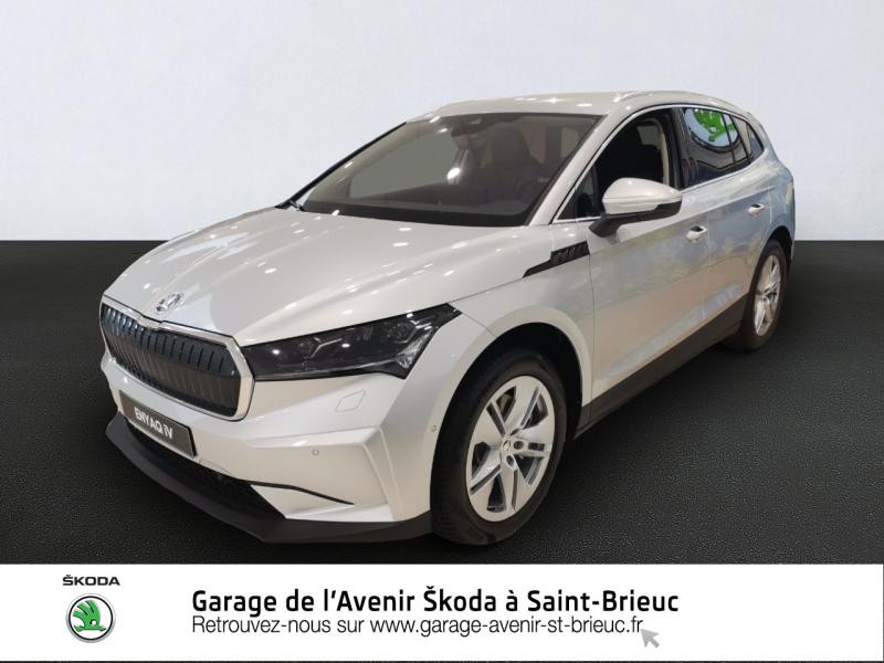 Skoda Enyaq iV Electrique 204ch Version  80 Electrique Gris Argent métallisée Occasion à vendre