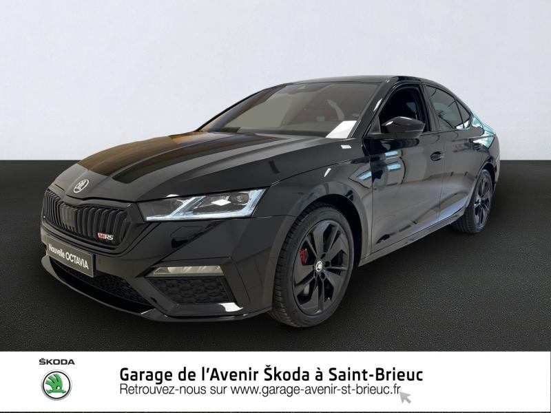 Skoda Octavia 2.0 TSI 245ch RS DSG7 Essence Noir Magic métallisée Occasion à vendre