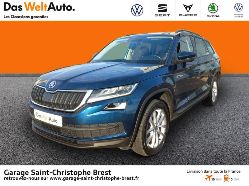 Skoda Kodiaq 2.0 TDI 150 SCR Ambition DSG Euro6d-T 7 places Diesel Bleu Lave Occasion à vendre