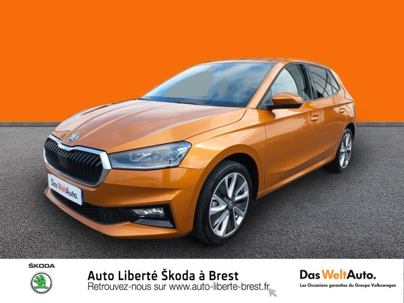 Skoda Fabia 1.0 TSI 110ch Style Essence Orange Phoenix métallisé premium Occasion à vendre