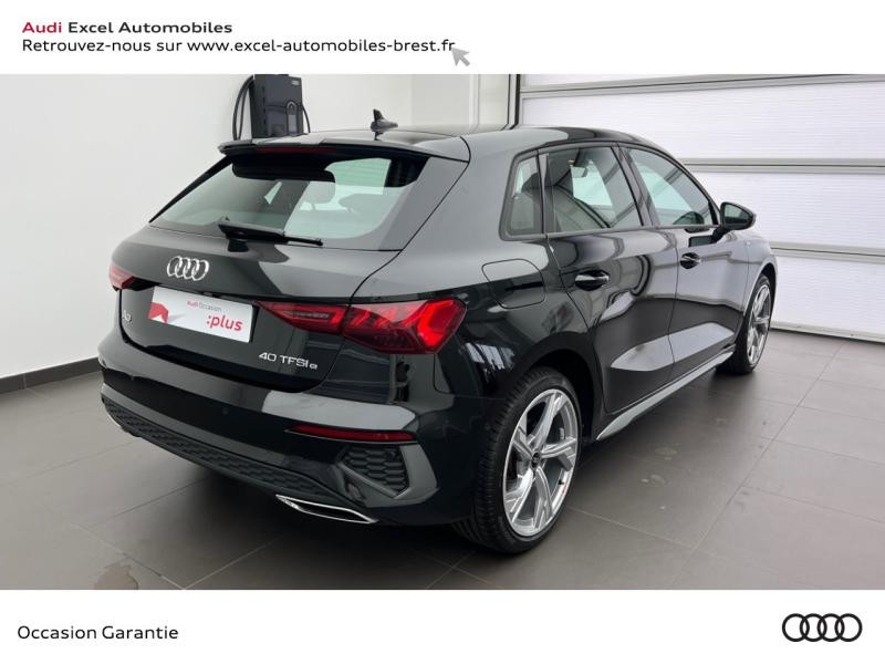 Photo 4 de l'offre de AUDI A3 Sportback 40 TFSI e 204ch S line S tronic 6 à 41490€ chez Excel Automobiles – Audi Brest