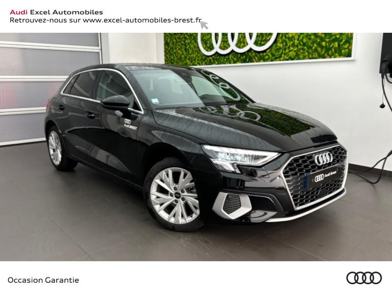 Photo 1 de l'offre de AUDI A3 Sportback 35 TDI 150ch Design Luxe S tronic 7 à 42000€ chez Excel Automobiles – Audi Brest