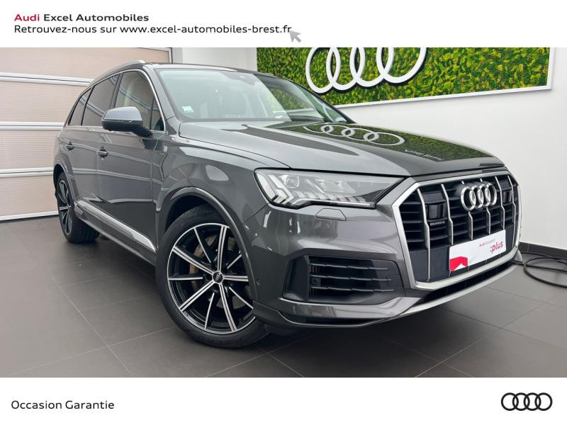 Audi Q7 55 TFSI e 380ch Avus extended quattro Tiptronic 5 places Hybride Gris Samouraï métallisé Occasion à vendre