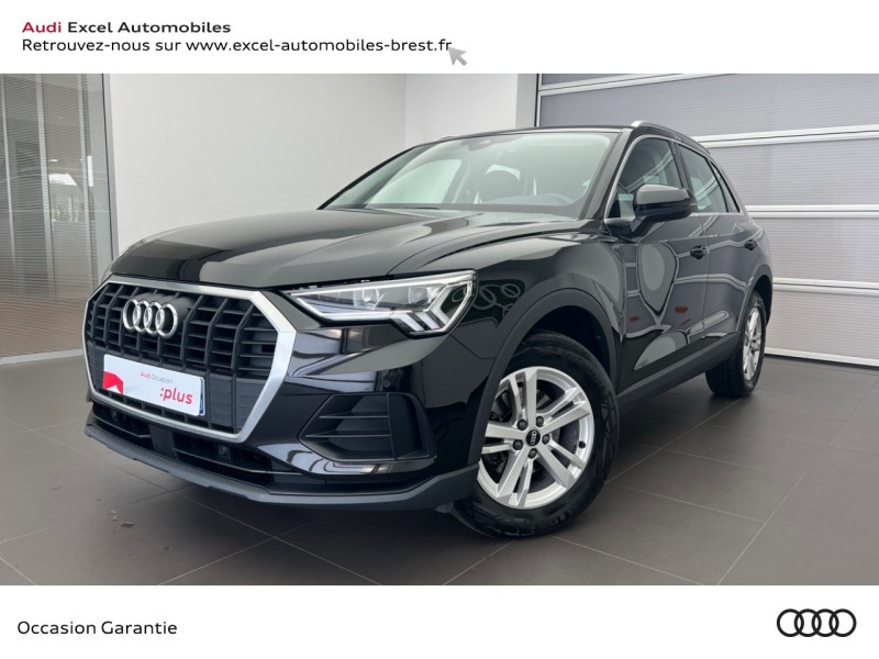 Audi Q3 35 TDI 150ch Business line S tronic 7 Diesel Noir Mythic métallisé Occasion à vendre