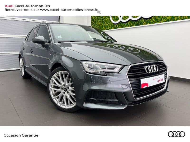 Audi A3 Sportback 35 TDI 150ch S line Plus S tronic 7 Euro6d-T 112g Diesel Gris Daytona Occasion à vendre