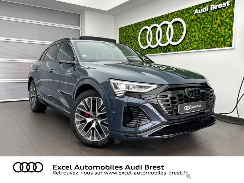 Audi Q8 e-tron 55 408ch S Line quattro Electrique Bleu Plasma Métallisée Occasion à vendre