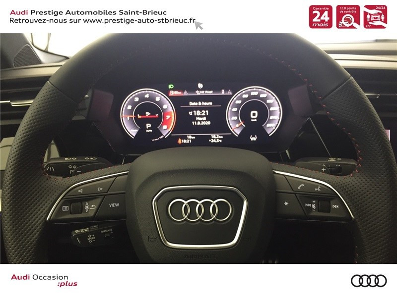 Photo 10 de l'offre de AUDI A3/S3 35 TFSI MILD HYBRID 150 S TRONIC 7 à 39900€ chez Prestige Automobiles – Audi St Brieuc