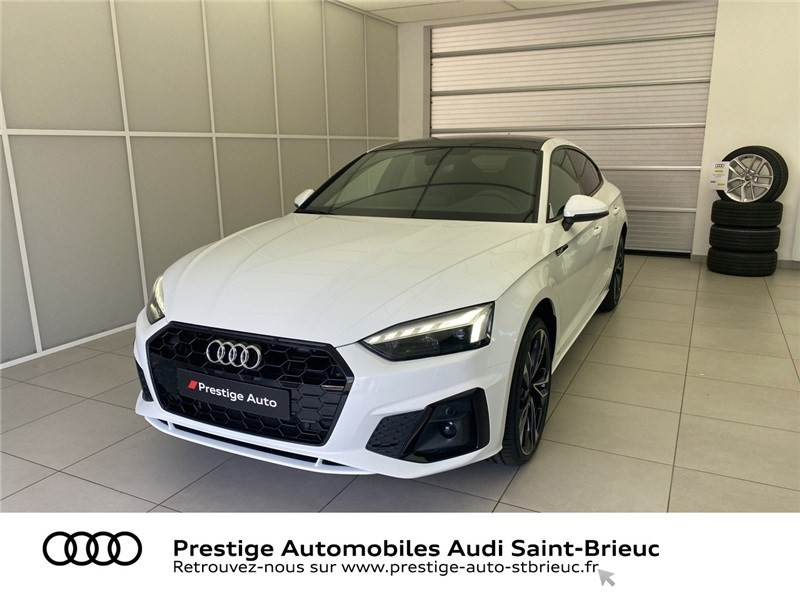Photo 1 de l'offre de AUDI A5 35 TDI 163 S TRONIC 7 à 55900€ chez Prestige Automobiles – Audi St Brieuc