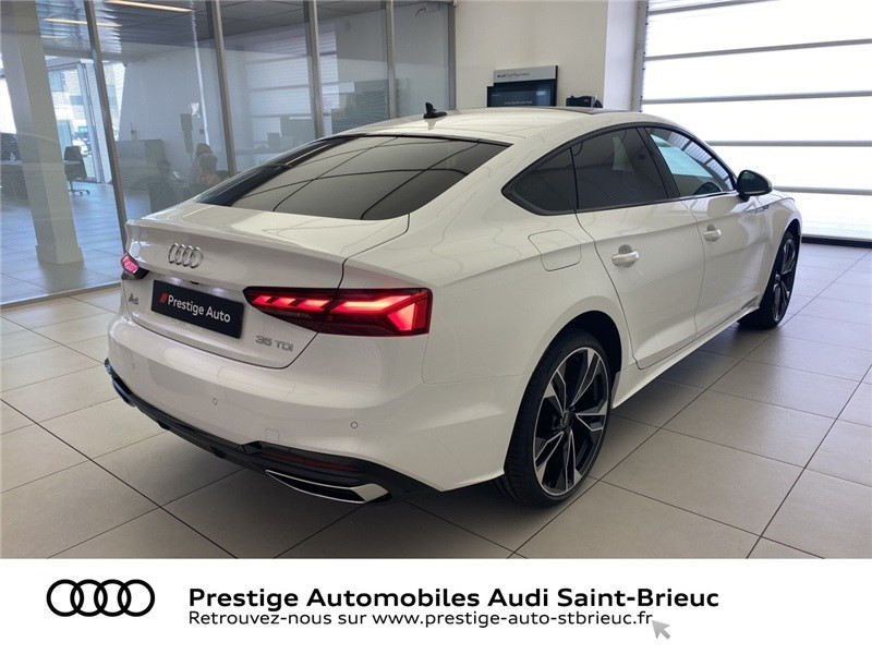 Photo 5 de l'offre de AUDI A5 35 TDI 163 S TRONIC 7 à 55900€ chez Prestige Automobiles – Audi St Brieuc