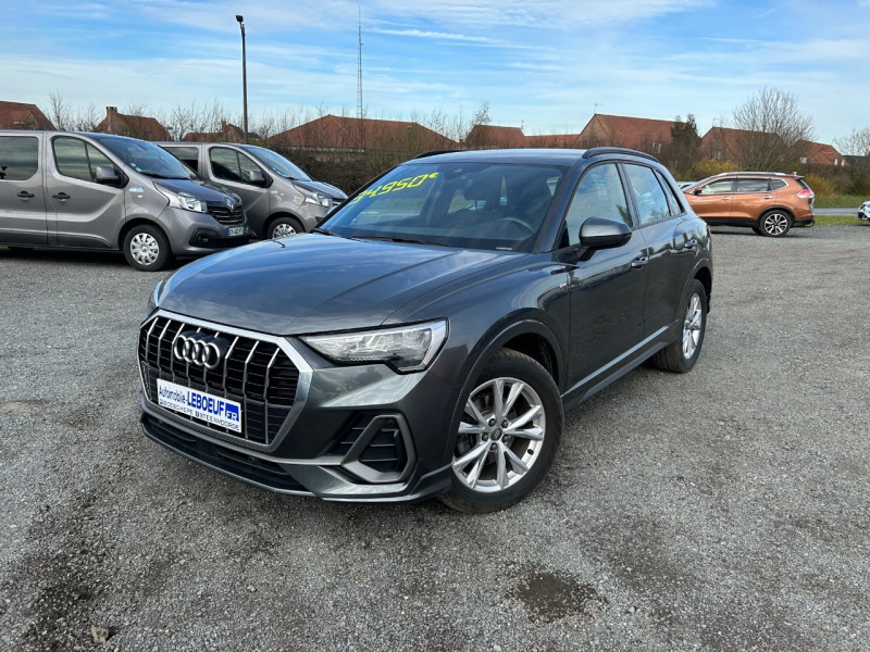Audi Q3 35 TDI 150CH S LINE S TRONIC 7 Diesel GRIS Occasion à vendre